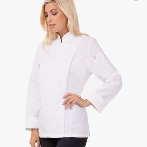 🪞 NEW black chef works Women's chef coat XS